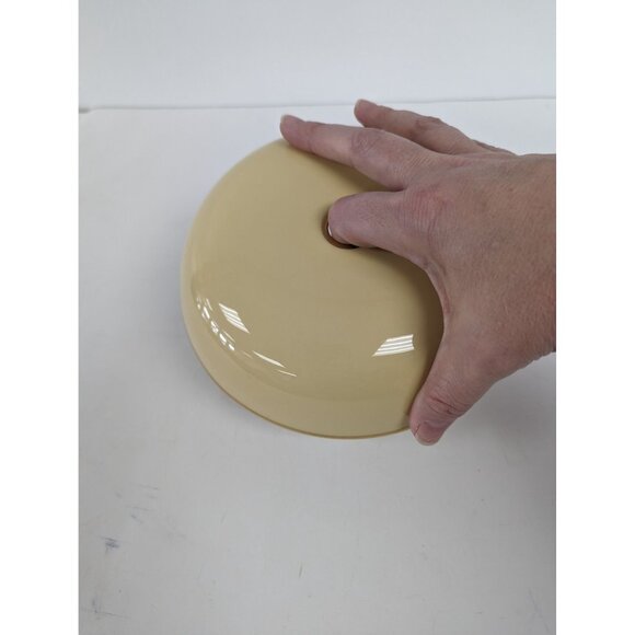 Flintridge Sylvan China Round Plate Cover Dish California Yellow 6 3/4" - Picture 5 of 6